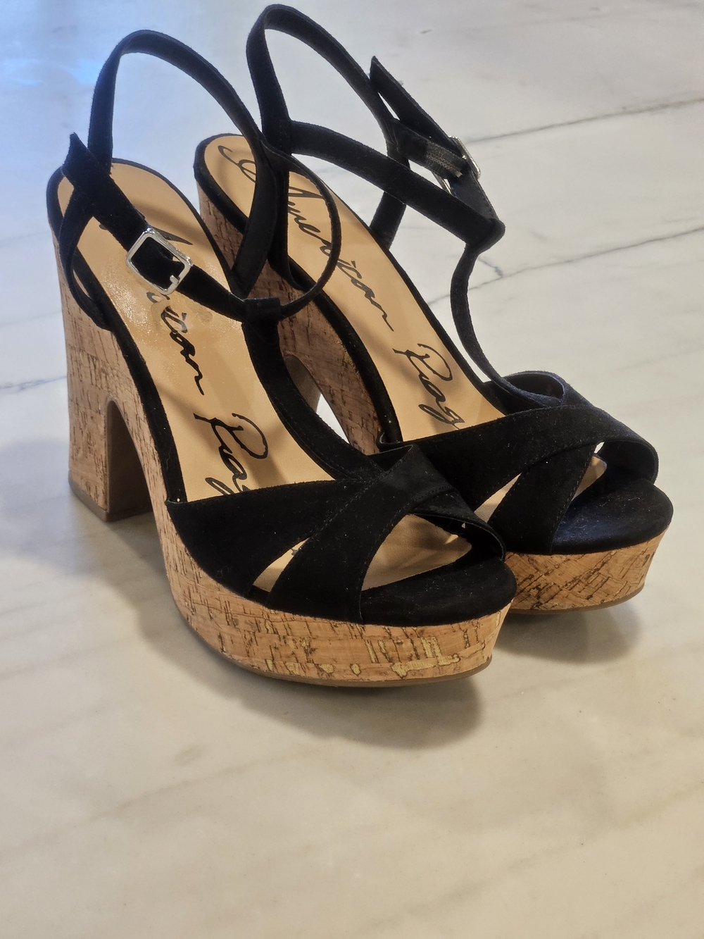 American Rag Women's Jamie Microsuede Dress Sandals